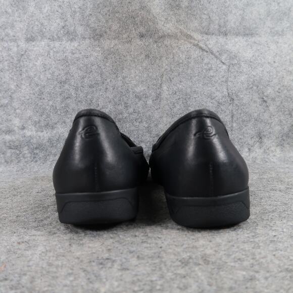 Easy Spirit Shoes Womens 8 Loafers Slip On Leather Black Comfort Walking Classic - Picture 6 of 13